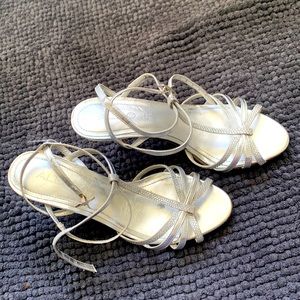 Aldo Silver Heels - Size 37